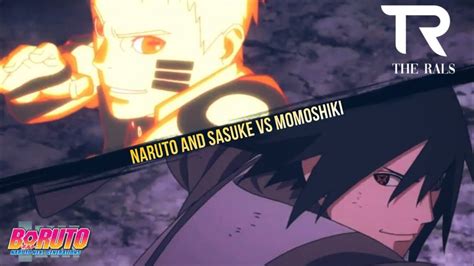 Naruto And Sasuke Vs Momoshiki Edit The Rals Youtube