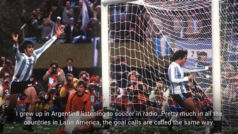 Andres Cantor Breaks Down His Famous Soccer Goal Call - video Dailymotion