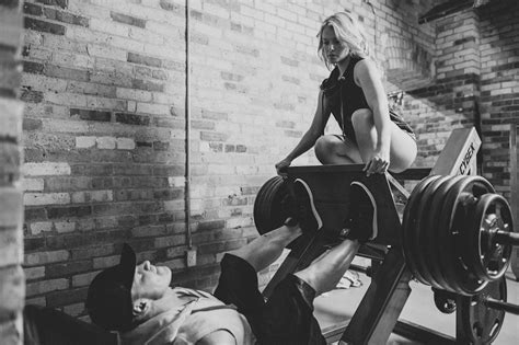 Cathal And Carly Fitness Photoshoot At King West Club Toronto
