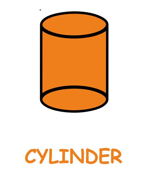 A cylinder consists of two solved examples: Shapes Learning for Kids