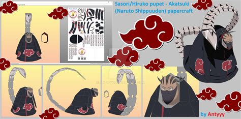 Sasori Hiruko Form Akatsuki Naruto Papercraft By Antyyy On Deviantart