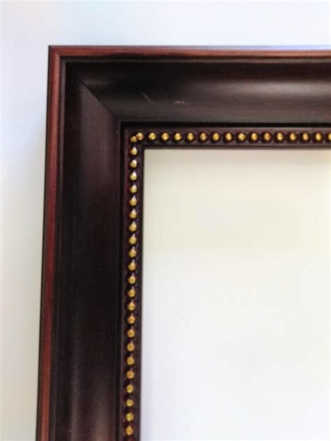 12 X 16 Picture Frame Wood Gold Trim Well Made In Usa New Etsy