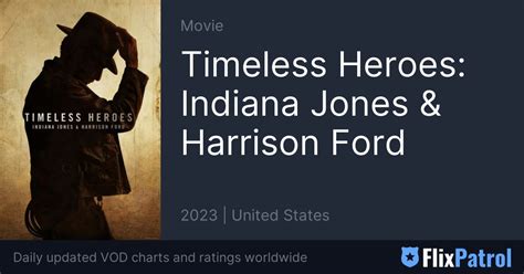Timeless Heroes Indiana Jones Harrison Ford FlixPatrol