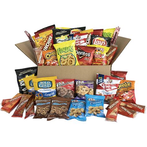 Ultimate Snack Care Package Variety Pack Chips Cookies 40 Count