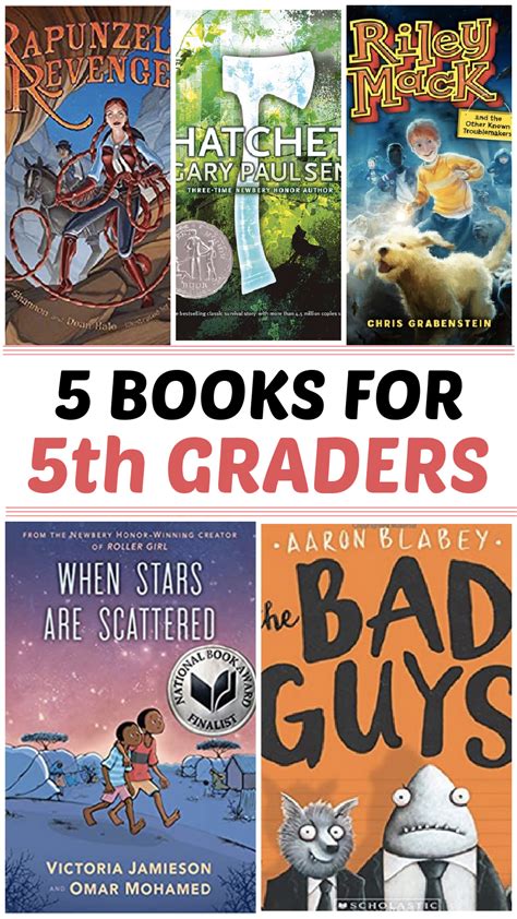Ella Enjoyed 5 Books For 5th Graders Everyday Reading
