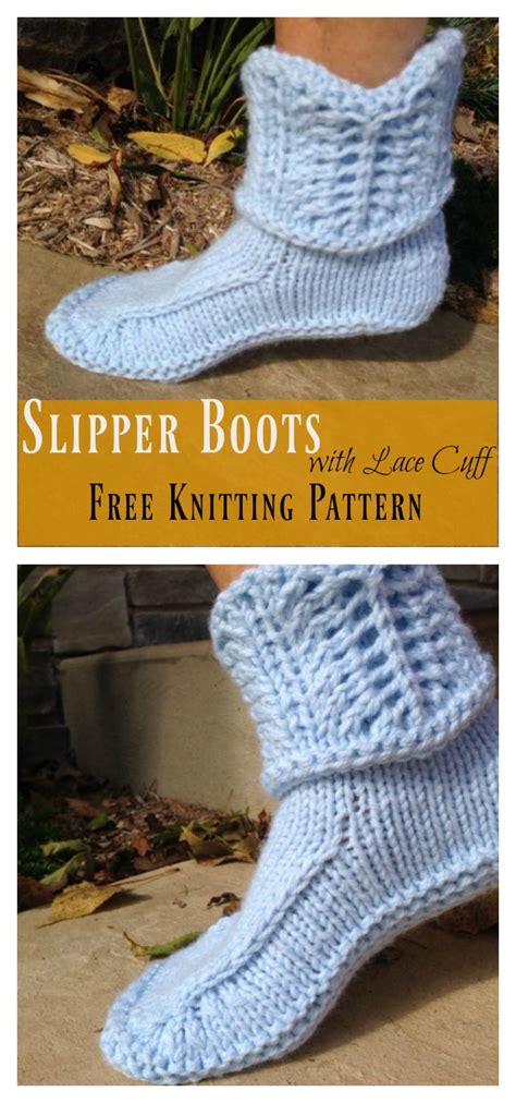 Free Boot Cuff Knitting Pattern Mike Nature