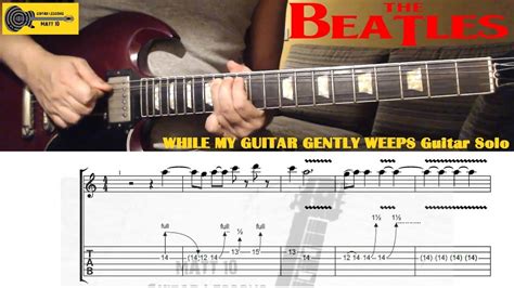 While My Guitar Gently Weeps Guitar Solo Lesson The Beatles Eric