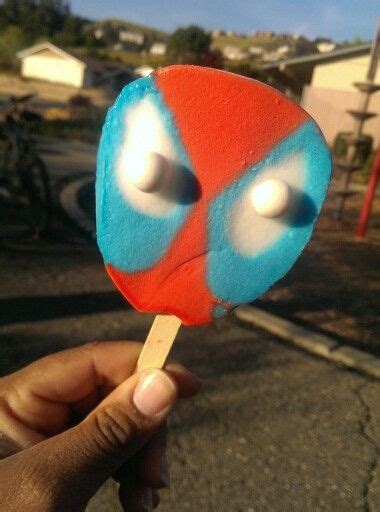 My Spider Man Ice Cream Looks Like It Has Derp Face Spiderman Gifts