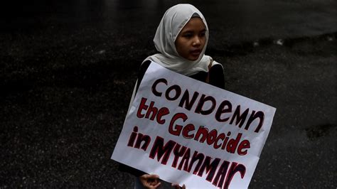 Rohingya Crisis Malaysia Pm Says Muslims Must Act Bbc News