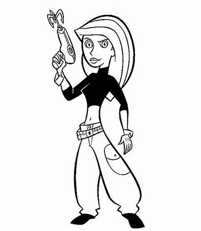 Kim Possible Coloring Pages Tv Series Colouring