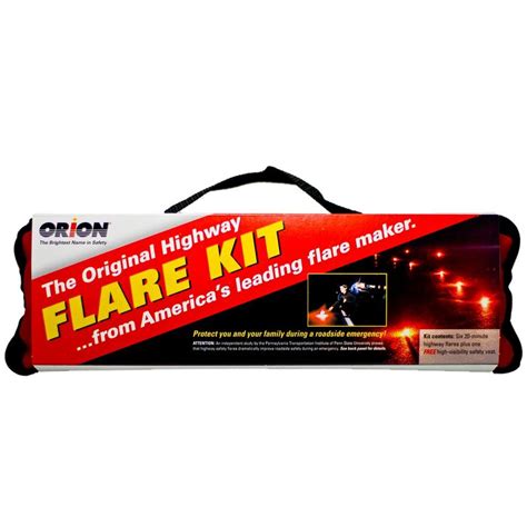 Orion Safety 20 Minute Road Flare Kit 6 Pack 6020 The Home Depot