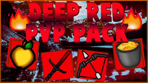 Minecraft Deep Red Pvp Texture Pack Release 171819