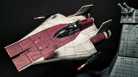 It was the rebellion's answer to the tie interceptor. Building Bandai's 1/72 Star Wars A-Wing Starfighter - YouTube