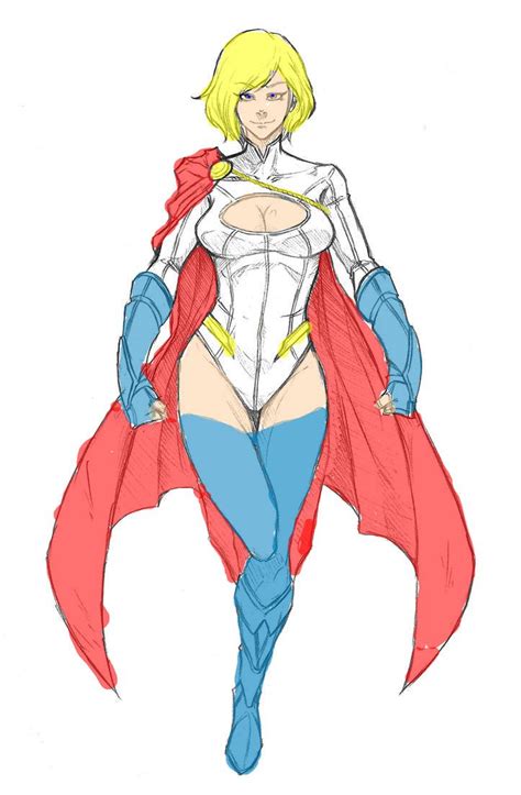 Power Girl New Redesign Ish Poderosas