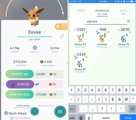 When you want to evolve eevee into a specific character, using the name trick will help. How to Evolve Eevee into Glaceon or Leafeon in Pokémon Go