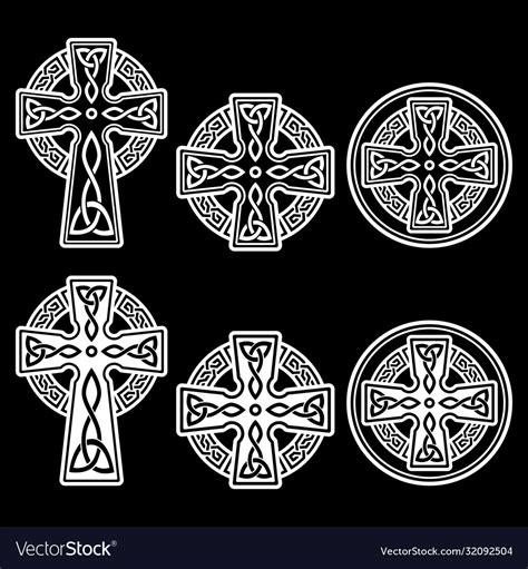 Celtic Cross Outlines