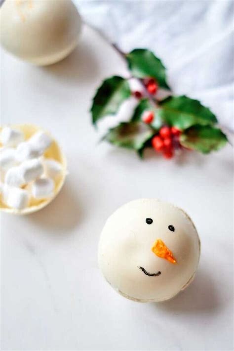 Melting Snowman Hot Chocolate Bomb Foodtalk