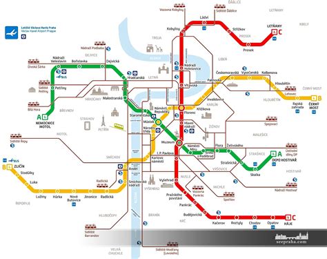 Metro Praha Mapa Aneta Nev Malov Esk Televize