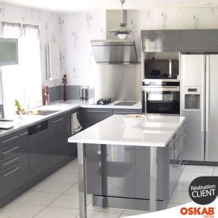 Hoe populair is de oskab3d.win.cuisine software en hoe het te downloaden? Cuisine avec ilot central grise et brillante style design ...