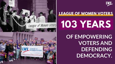 The League Of Women Voters Fighting For Voting Rights And Democracy For