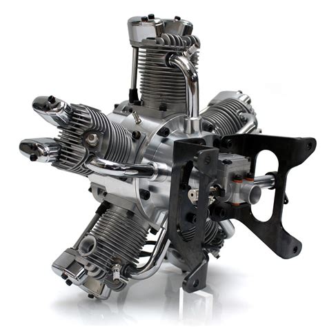 What is four stroke engine? Saito FG-73R5, Four-Stroke, Petrol Engine, 5 Cylinder Radial