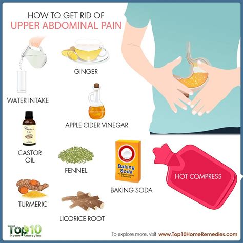 How To Get Rid Of Upper Abdominal Pain Top 10 Home Remedies