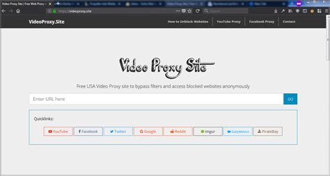 How To Unblock Websites With Web Proxy Videoproxysite