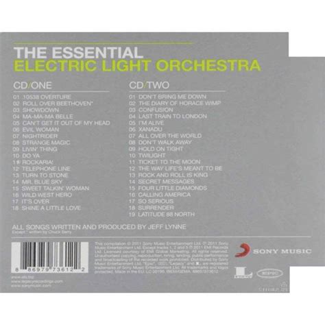 The Essential Electric Light Orchestra 2 Cd En Smfstore