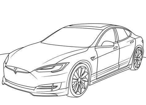 Dibujos De Tesla Para Colorear Para Colorear Pintar E Imprimir Pdmrea