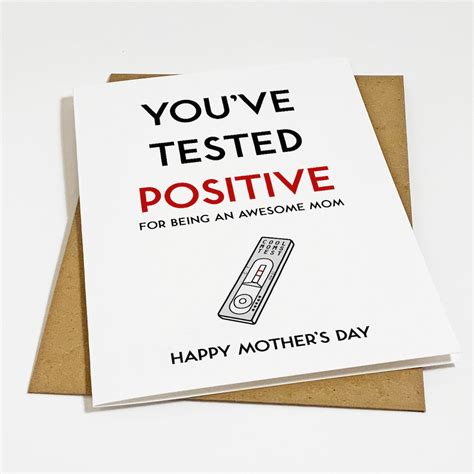 Awesome Mothers Day Card Funny Mothers Day Card Etsy