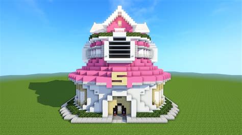 Pink Kawaii Cute Minecraft House Fotodtp