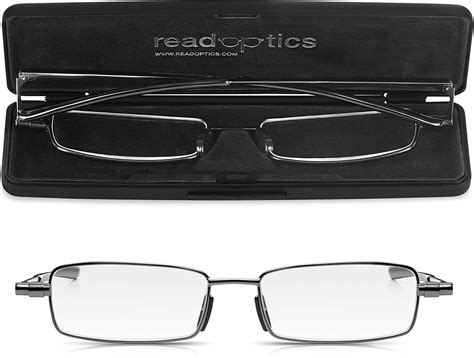 Read Optics Foldable Reading Glasses Fold Up Flat In Thin Travel Case 2 00 Mens Ladies
