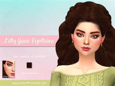 Lily Jane Eyeliner By Ladysimmer94 Sims 4 Eyes