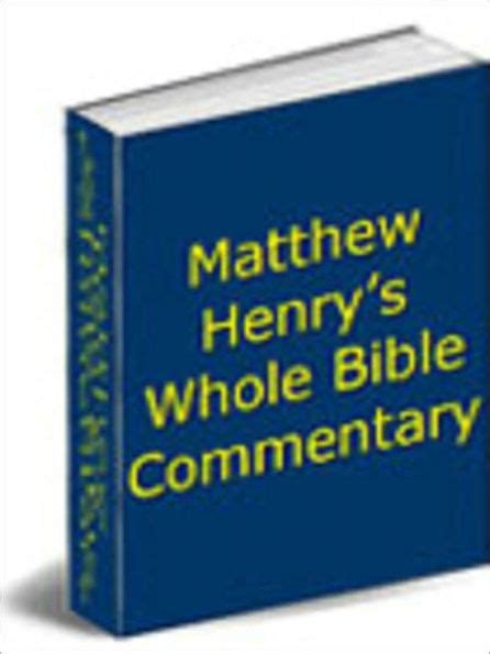 Matthew Henrys Concise Commentary On The Bible By Andrew Ebooks Ebook Barnes And Noble®