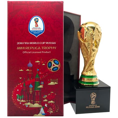 2018 World Cup Replica Trophy 150mm On Wooden Pedestal One Size