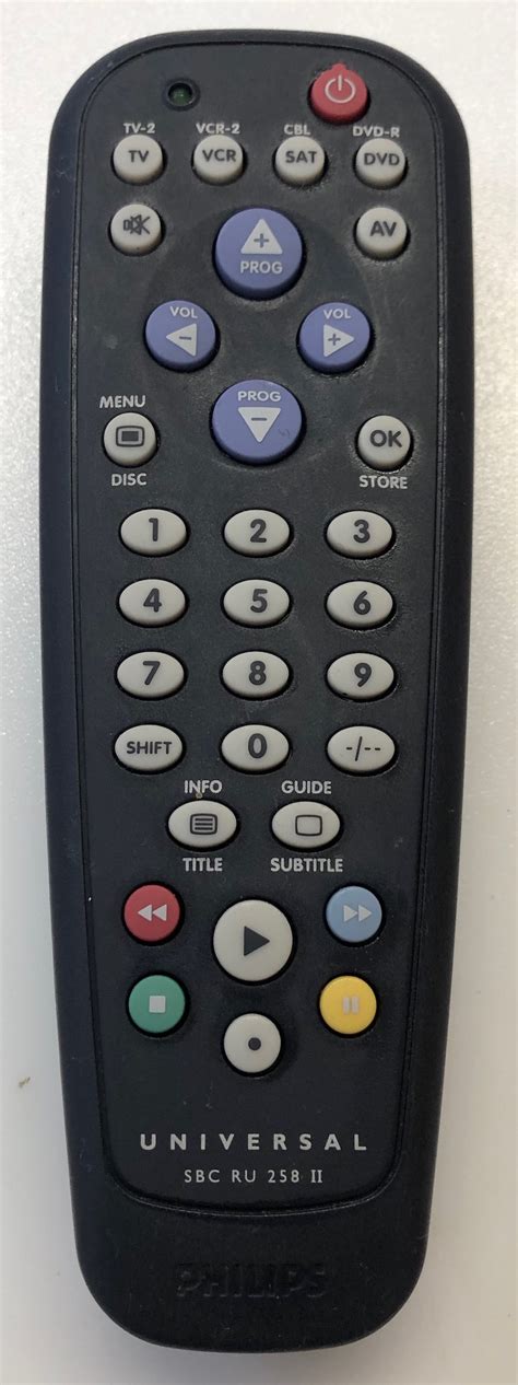 Auf dieser seite erfährst du alles rundum remotes, hubs und apps. Vareza - Universal Fernbedienung Philips SBC RU 258 II
