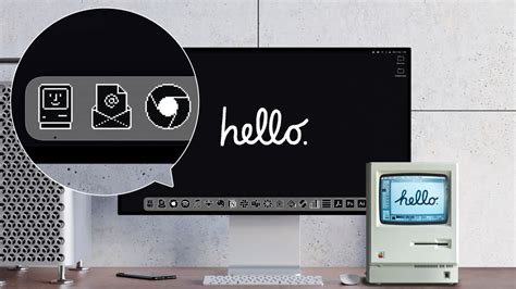 Retro Icons Turn Your Computer Into A 1984 Mac Screen