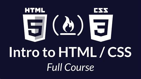 Intro To Html And Css Tutorial Youtube