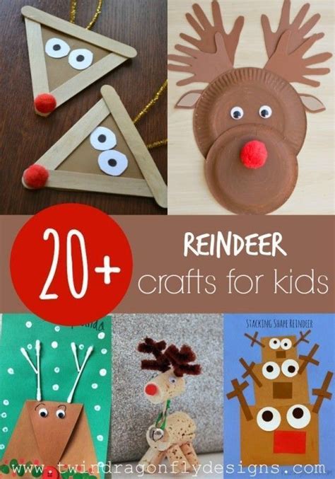 20 Reindeer Crafts For Kids Christmas Crafts For Kids Crafts