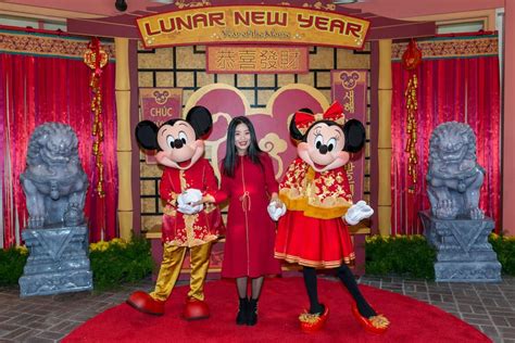 Mickey Mouse And Minnie Mouse Kick Off Lunar New Year In Designer