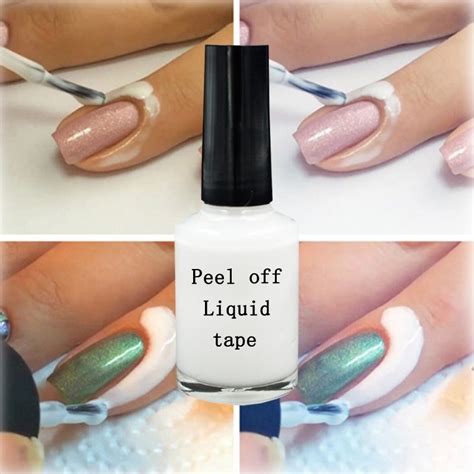 I tried it a second time with two coats and then seche vite quick dry and that worked better, but still it doesn't come away in one piece. Liquid latex palisade peel off nail polish tape liquid art ...
