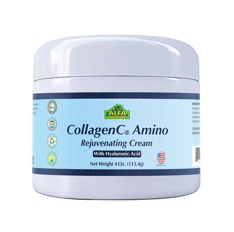 Alfa Vitamins Collagen Amino Cream With Vitamin E 4 Oz