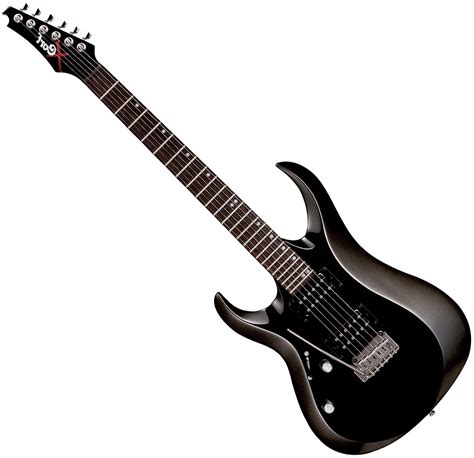 Guitare électrique Solid Body Cort X2 Bk Gaucher Black Noir