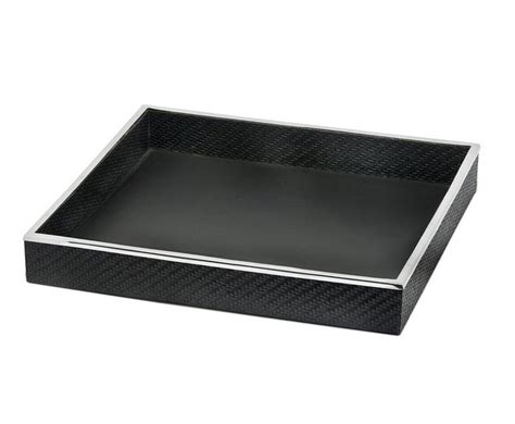 Ein tablett mit geschirr hereinbringen. EDZARD Tablett »Jackson«, Edelstahl, Kunstlederbezug ...