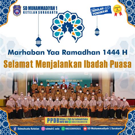 Marhaban Yaa Ramadhan 1444 Hijriah Sd Muhammadiyah 1 Surakarta