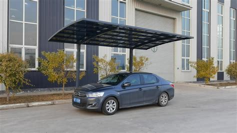 Car Shed Outdoor Garages With Polycarbonate Roof Car Shelter Garage