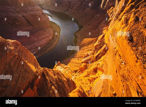 Horseshoe Bend Page Arizona Horse Shoe Bend On Colorado River