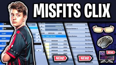 Msf Clixs New Fortnite Settings Keybinds And Setup Updated Season 9
