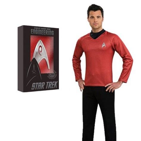 Star Trek Engineering Uniform And Badge Set Star Trek Shop Star