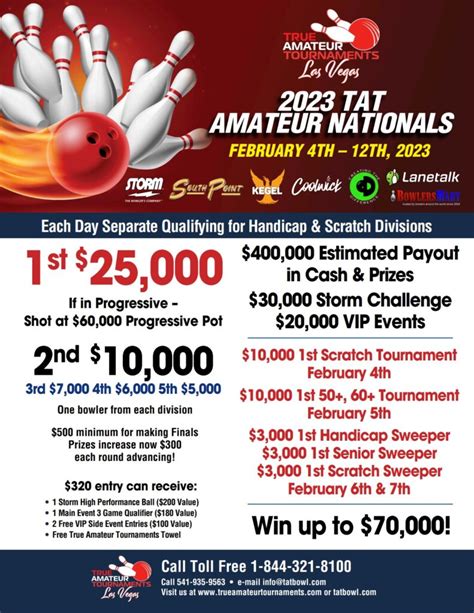 True Amateur Tournament Amateur Nationals Bowling Tournament
